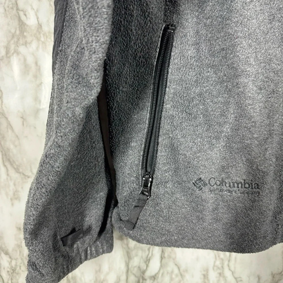 Columbia Vertex Core Interchange Women’s Fleece Jacket Large Gray Black Outdoors - Picture 3 of 8